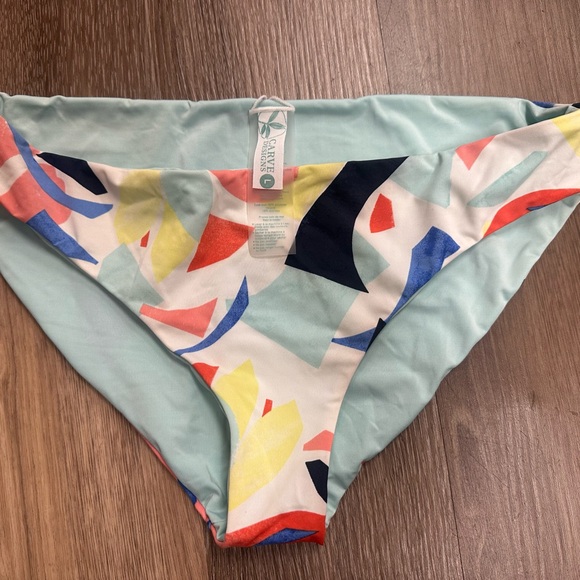 Carve Designs Multicolor Swim Bottom Large Separates NWOT - Picture 1 of 3